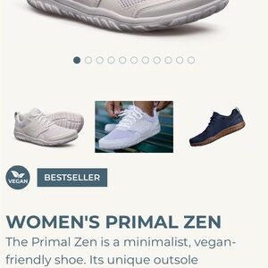 Lems Primal Zen Women's Sneakers - White Sand